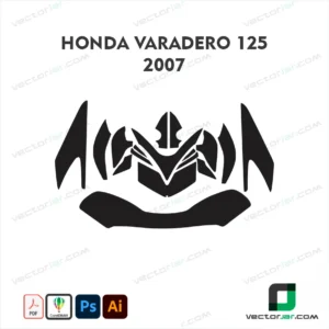 Honda Varadero 125 2007 Skin Template