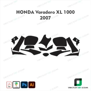 Honda Varadero XL1000 2007 Skin Template