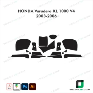Honda Varadero XL1000 V4 2003-2006 Skin Template