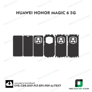 Honor Magic 6 5G Exact Fit Mobile Skin Vector Template
