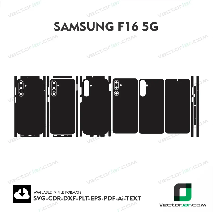 Samsung F16 5G Template, Samsung F16 5G Skin, Samsung F16 Skin Template, Samsung Mobile Skin Template, Samsung Phone Skin Vector, Mobile Skin Vector, Phone Skin Template, Mobile Wrap Template, Vinyl Phone Skin, Exact Fit Phone Template, DXF Mobile Template, AI Phone Template, Editable Vector Template