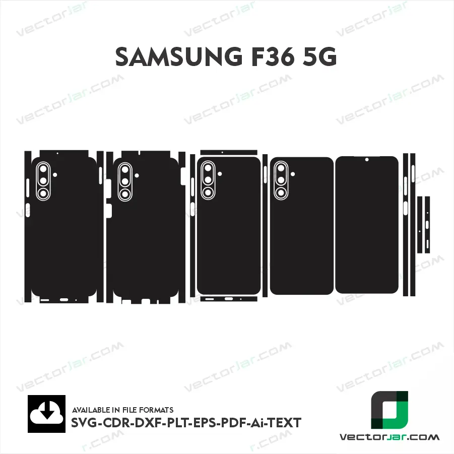 Samsung F36 5G Exact Fit Mobile Skin Vector Template
