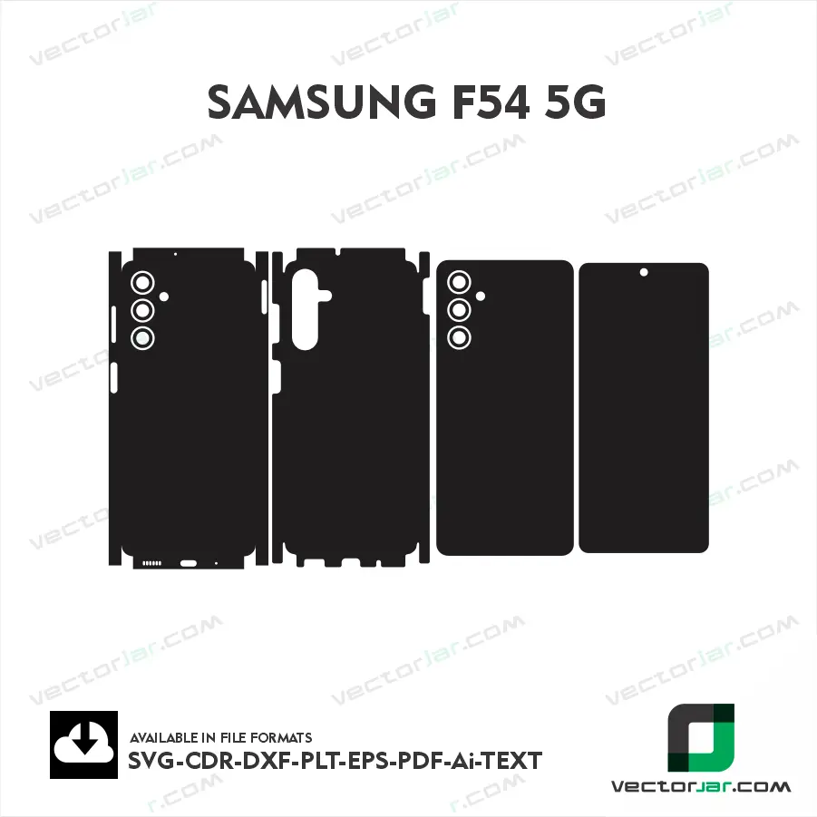 Samsung F54 5G Exact Fit Mobile Skin Vector Template
