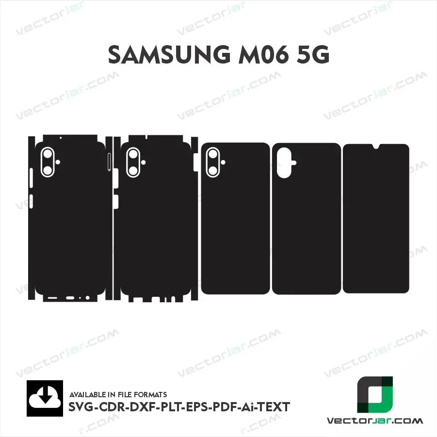 Samsung M06 5G Exact Fit Mobile Skin Vector Template