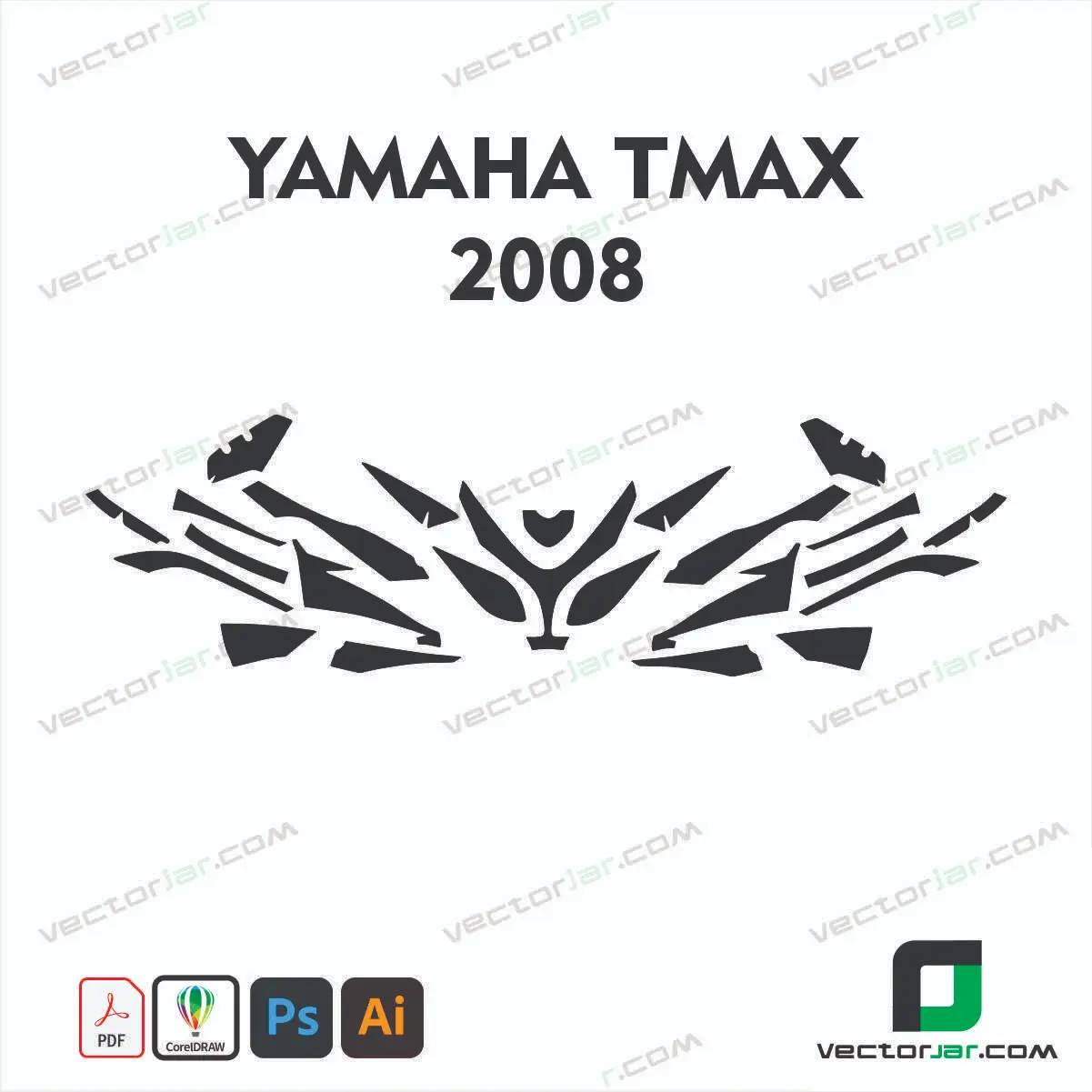 Yamaha YZF-R1 2007-2012+ 3 CDR PPF & Wrap Template