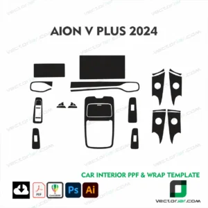 Aion V Plus 2024 Interior PPF & Wrap Template