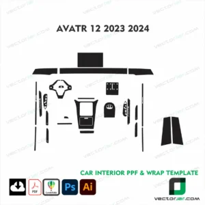 AVATR 12 2023–2024 Interior PPF and Wrap Template