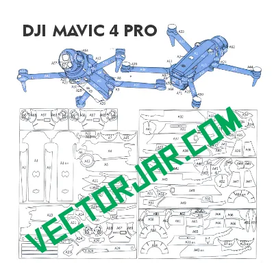 DJI Mavic 4 PRO Skin Template