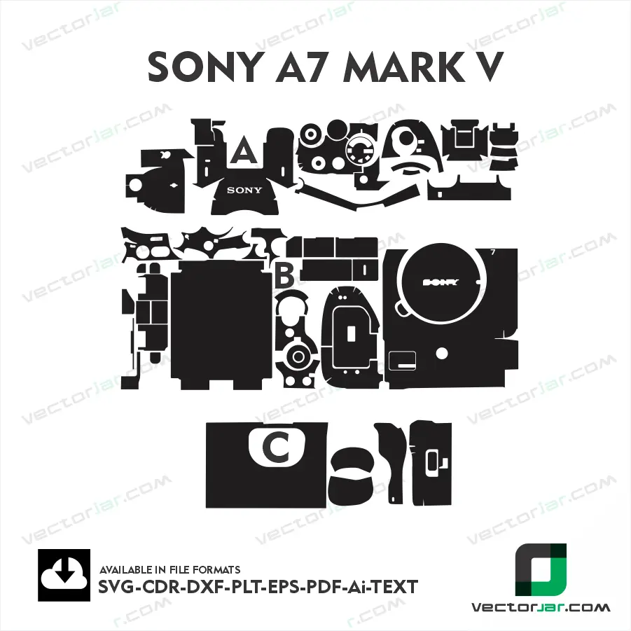 SONY A7v a7r5 a7 mark 5 skin vector template